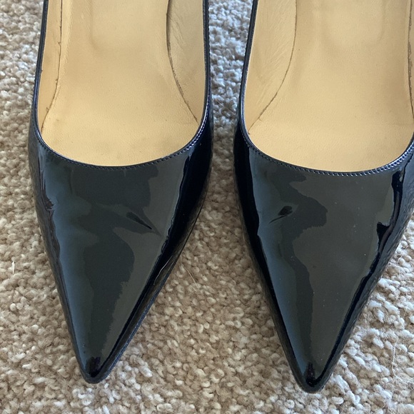 Jimmy Choo Aurora black patent pump 3” heel - Picture 7 of 12